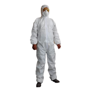 overol desechable de protección tipo tyvek con capucha