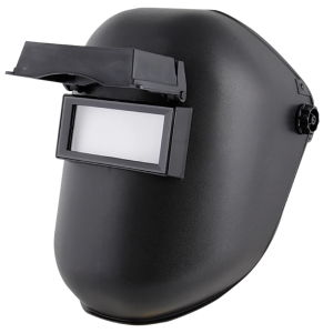 careta para soldadura con visor abatible y arnés ajustable